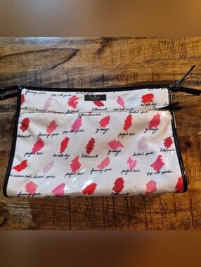 Kate Spade Heddy Large Cosmetic Bag from the "Lilac Court" collection